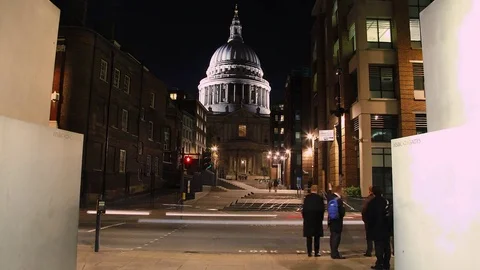 St pauls time-lapse Stock Footage 70159895