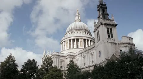 St. Paul's Timelapse Stock Footage 12175718