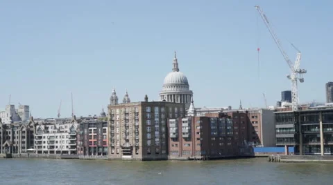St pauls wide Stock Footage 65494529