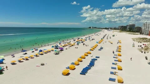 St Pete Beach on a perfect summer day Stock Footage 239550503