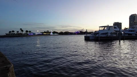 St. Pete Harbor Sunset Stock-Footage 168184645