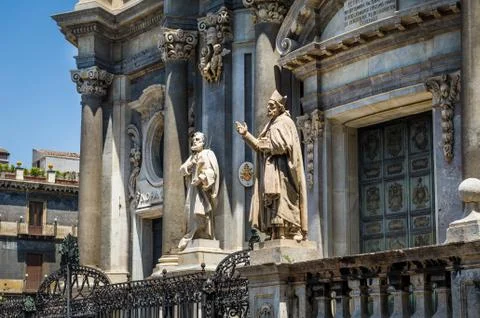 St. Peter cathedral statues 写真素材
