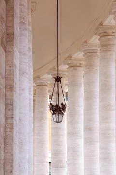 St. Peter Colonnade Stock Photos