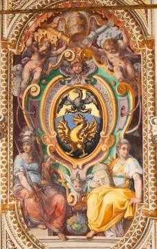 St. Peter dome in Rome Stock Photos