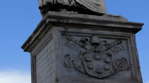 St Peter Statue in Rome Stock Footage 37507245