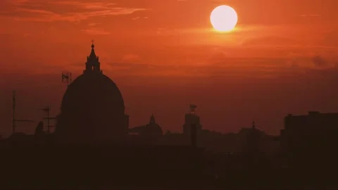 St. Peter's Basilica, Dome Stock Footage