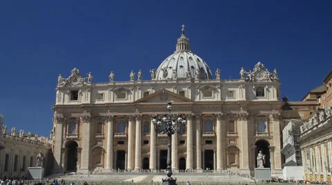 St. Peter's Basilica Stock Footage 38216997