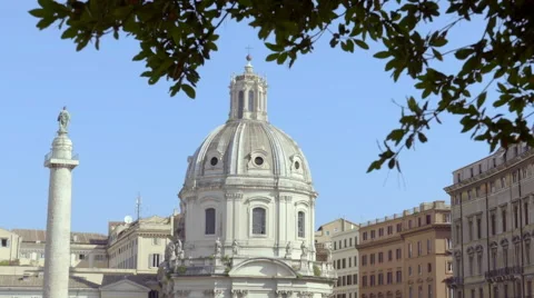 St. Peter's Basilica in Rome Video stock 67042742