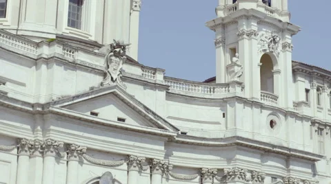 St. Peter's Basilica in Rome 库存影片 67057320