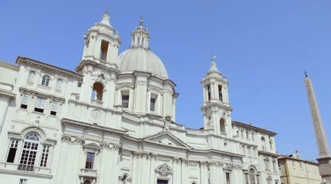St. Peter's Basilica in Rome Vídeo Stock 67058906