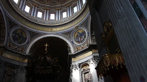 St Peters Basilica Rome Stock Footage 75334366