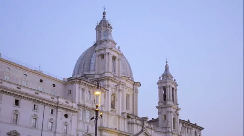 St. Peter's Cathedral in Rome Vídeo Stock 66704825