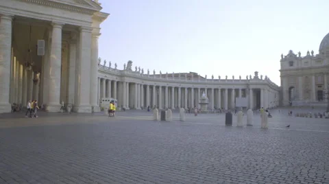 St. Peter's Cathedral in Rome Vídeo Stock 67213604