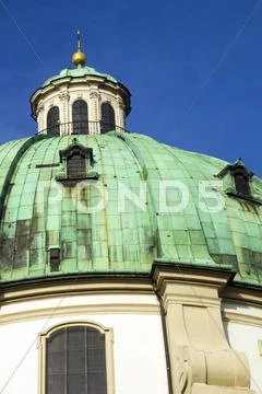 St Peter's Church Vienna Stock Photos