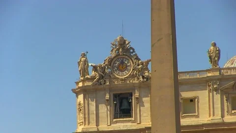 St. Peter's Square Vatican Stock Footage 71373505