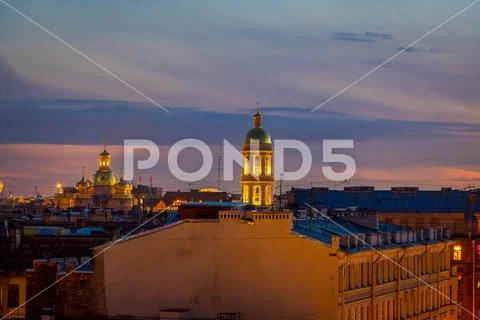 ST. PETERSBURG, RUSSIA, 01 MAY 2018: Outdoor view of Bykovo. Church of the Stock Photos