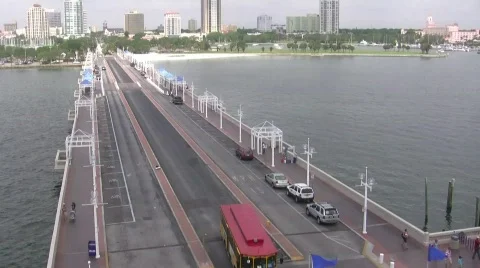 St Petes Pier Stock Footage 850080