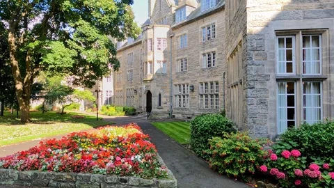 St Salvator's Hall, Student Hall of Residence, University of St Andrews, Fife Stock Footage 328256375