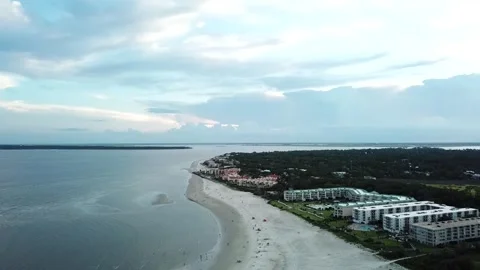 St Simons East Beach 動画素材 246382098