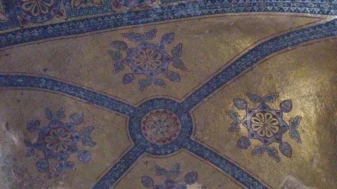 St Sofia, a cathedral and a mosque in Turkey Video stock 126887723