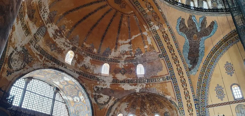 St Sofia, a cathedral and a mosque in Turkey Stock Photos