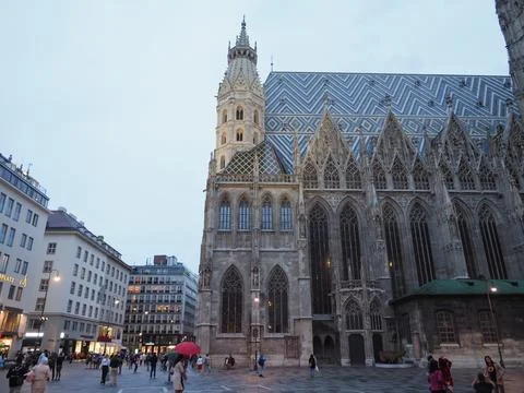St Stephen Cathedral in Vienna Stock Photos