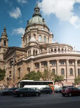 St. Stephen's Basilica in Budapest Stock Photos