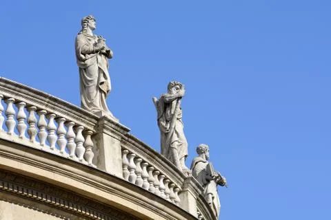 St. Stephen's Basilica is built in the Neo-Renaissance style. It is an equila Stock Photos