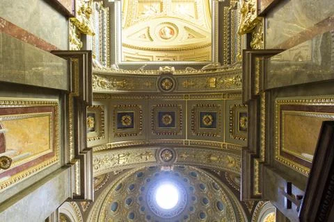 St. Stephen's Basilica, ceiling Foto stock