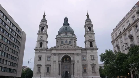 St. Stephen's Basilica Stock Footage 90683452