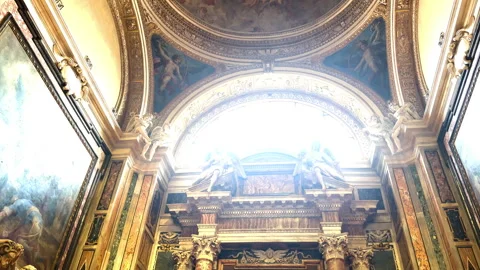 St Stephens Basilica Grand Interior Budapest Stock Footage 335477205