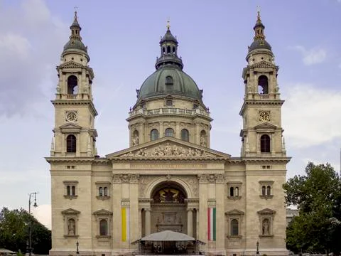 St. Stephen's Basilica or church in Budapest, Hungary Stock Photos