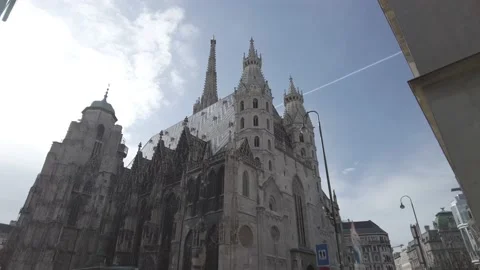 St. Stephens Cathedral on Sunday Stock Footage 151741646