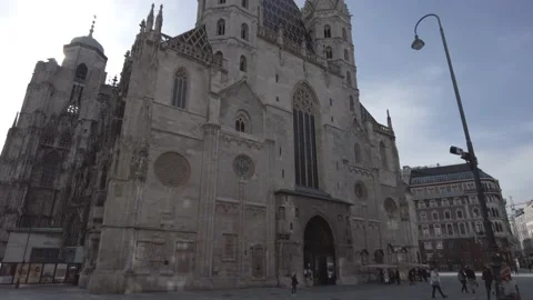 St. Stephens Cathedral on Sunday Stock Footage 151741813