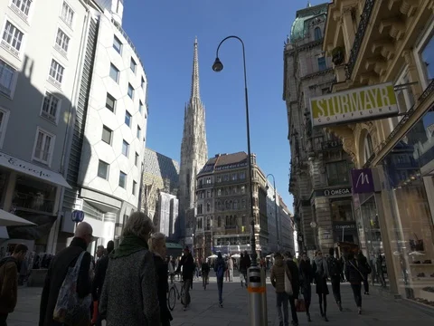 St. Stephen's Cathedral in Vienna view Stock-Footage 69459180