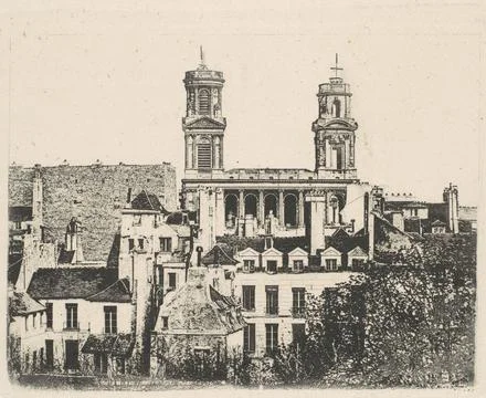 St. Sulpice, Paris ca. 1841 Armand-Hippolyte-Louis Fizeau French Unlike Wil.. Foto stock