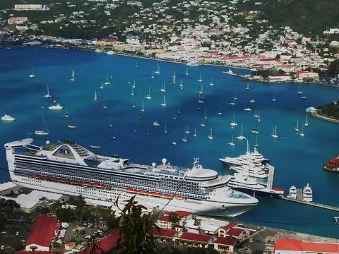 St. Thomas Harbor Stock Photos