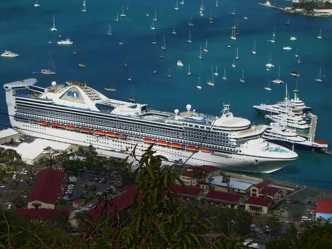 St. Thomas Harbor Stock Photos