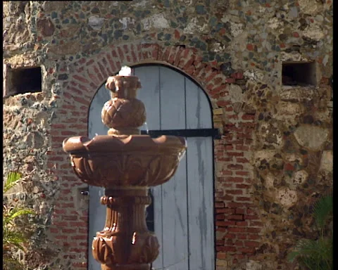 St. Thomas Vertical pan of the Blackbeard's Castle Stock Footage 139058577