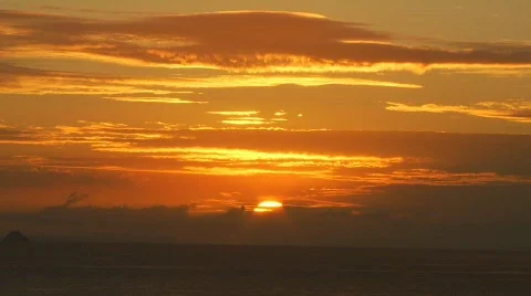St Thomas Virgin Islands Sunset Part 4 Stock Footage 607375
