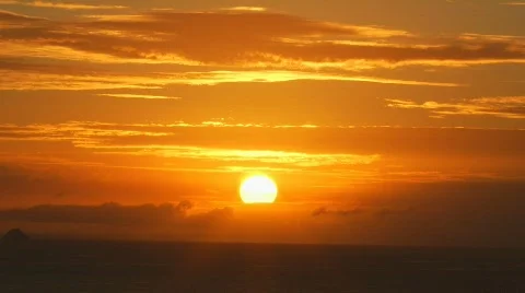 St Thomas Virgin Islands Sunset Part 2 Stock Footage 607461