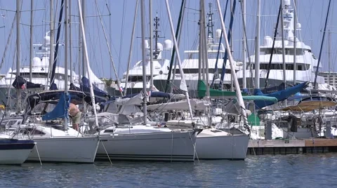 ST TROPEZ BOATS Vídeo Stock 44161298