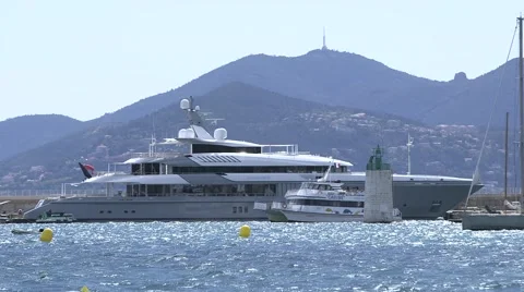 ST TROPEZ BOATS Stock Footage 44161876