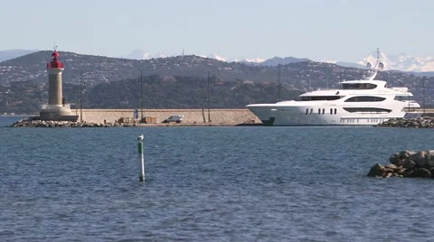 ST TROPEZ BOATS Stock Footage 45516700