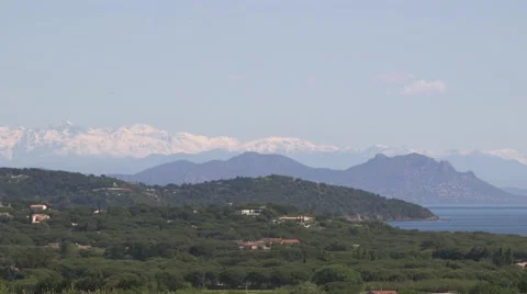 ST TROPEZ COAST VIEW Stock Footage 45516828