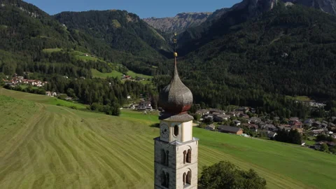 St Valentin Chapel, or San Valentino in Kastelruth, Castelrotto, South Tyrol Video stock 208319038