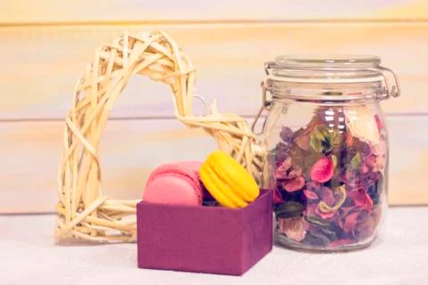 St. Valentine's composition Stock Photos