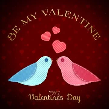 St. Valentines day background Stock Illustration