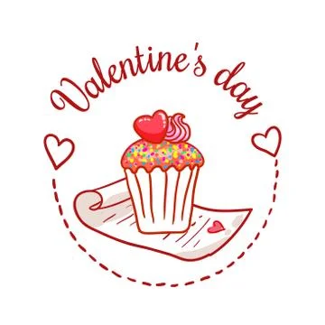 St Valentines day design element Stock Illustration