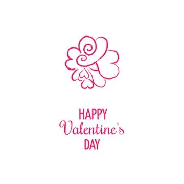 St Valentines day design element Stock Illustration